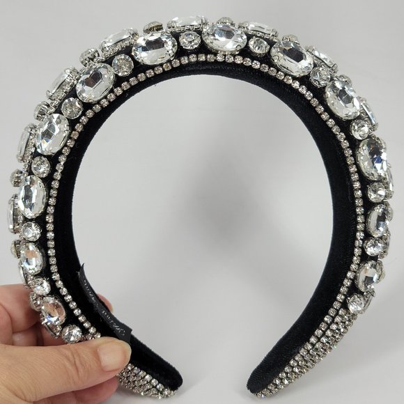 NWT Glam Bling Rhinestone Padded Headband NEWW main image 13